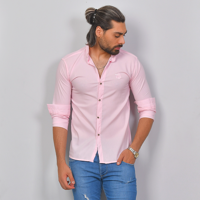 پيراهن صورتي مدل TM