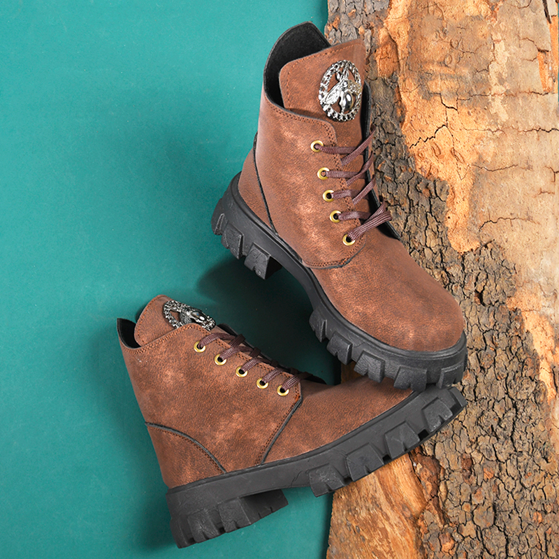 نيم بوت دخترانه قهوه اي مدلArmis