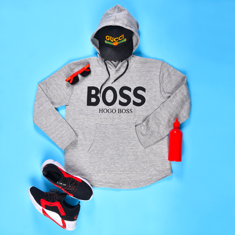 هودی مردانه Boss مدل Adlan