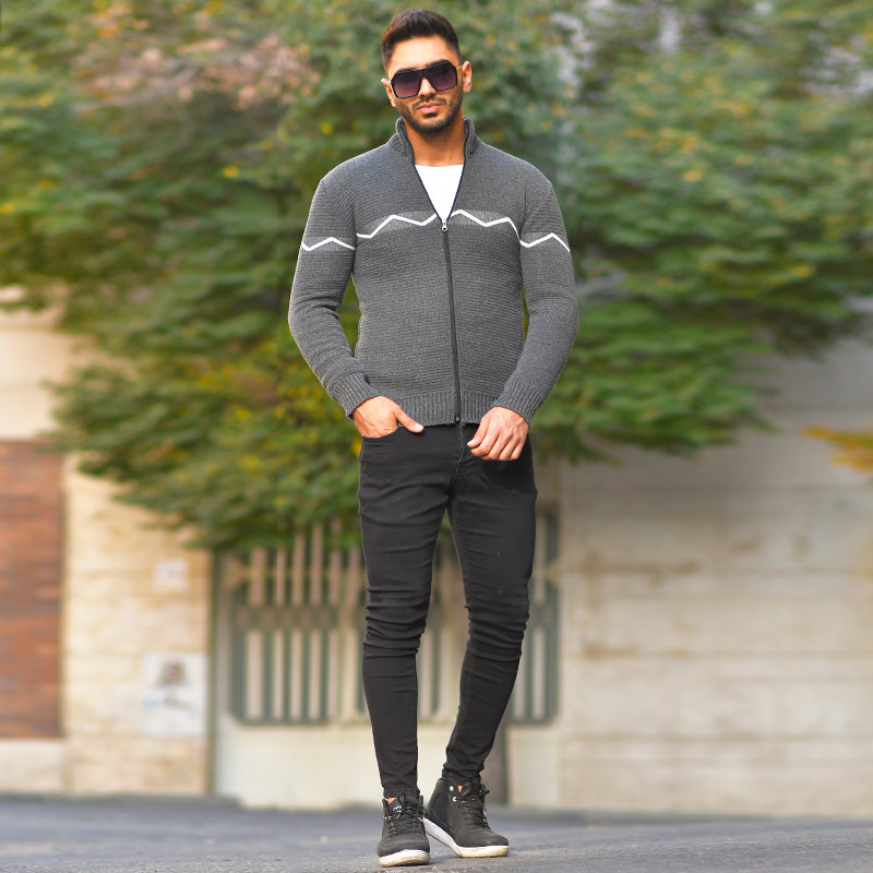 سوئیشرت بافت مردانه مدل Gabriel