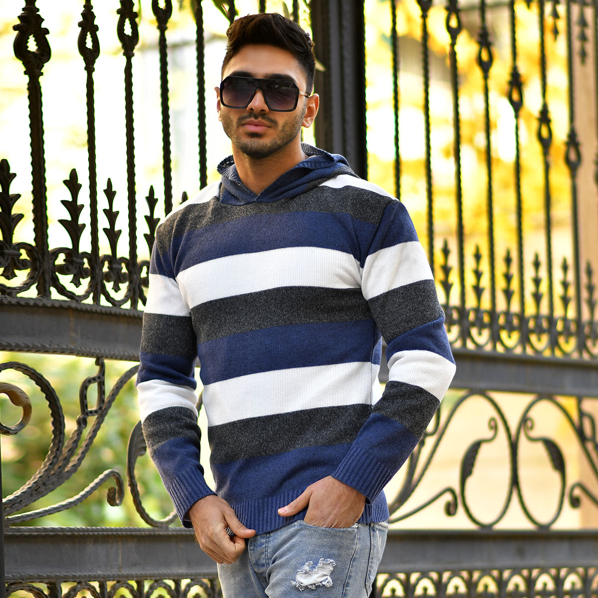 هودی بافت مردانه مدلAhora