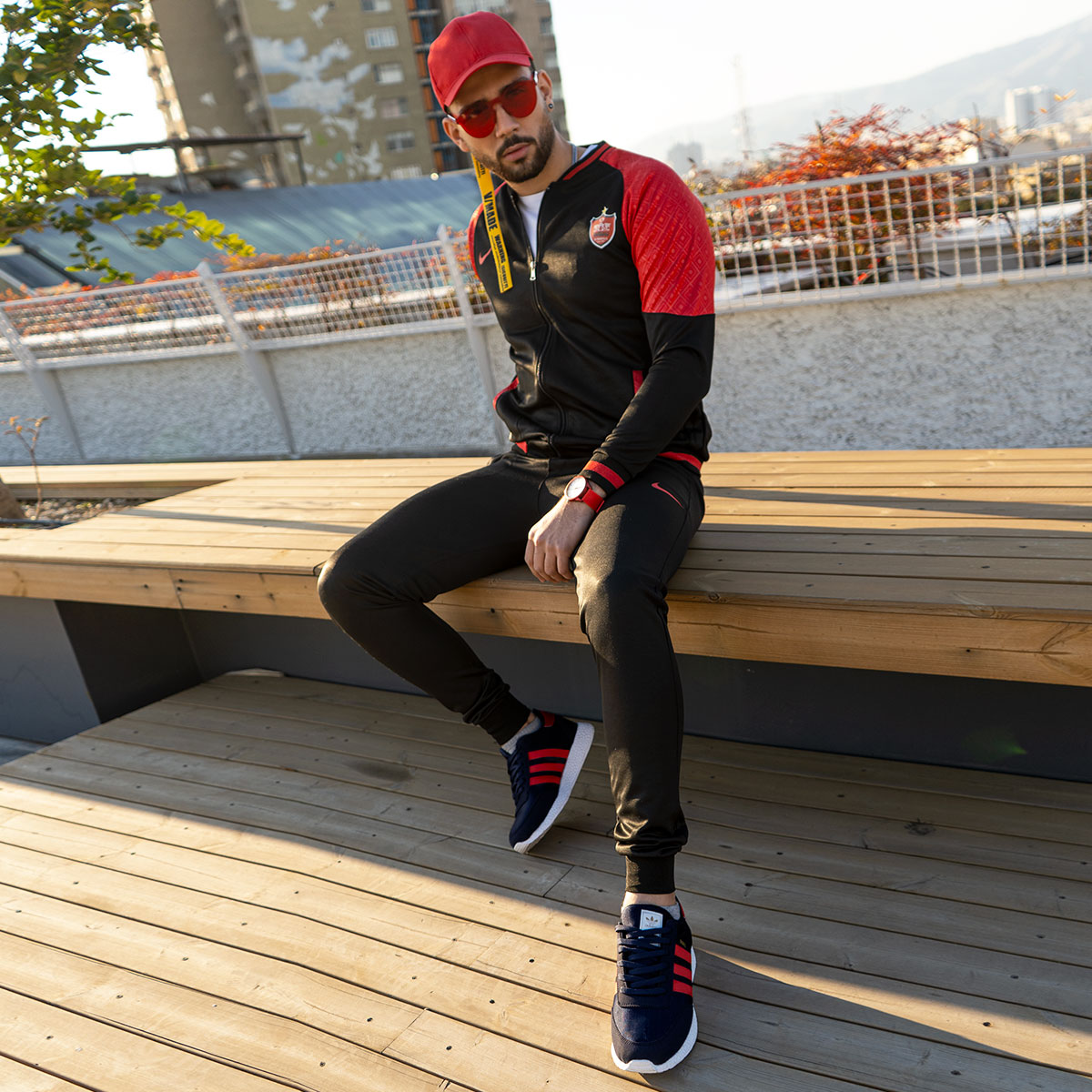 ست سوئيشرت شلوار پرسپوليس مدلBahif