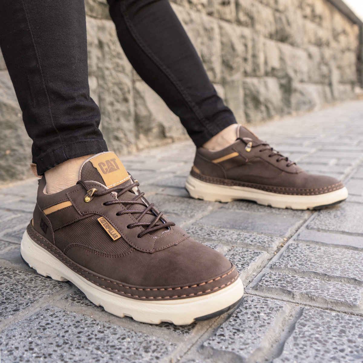 کفش مردانه رنگ قهوه ای مدل Punit