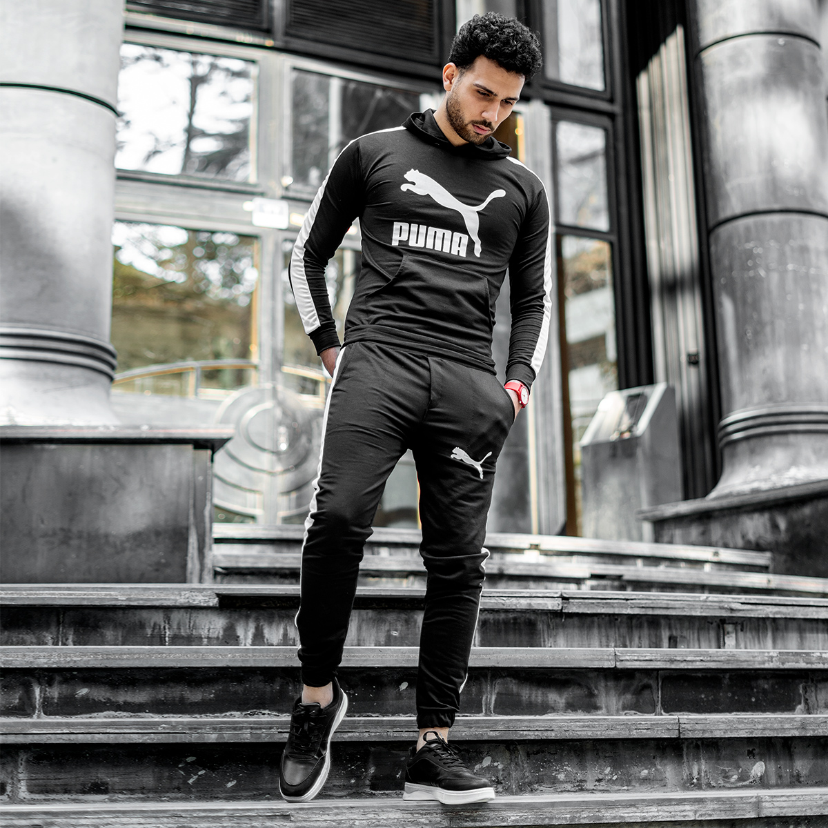 ست سوئیشرت شلوار PUMA مردانه مدل NIRAJ