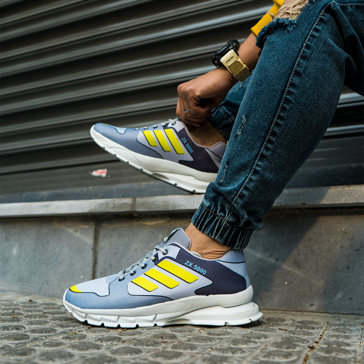 کفش ورزشی adidas طوسی مردانه مدل Kerin