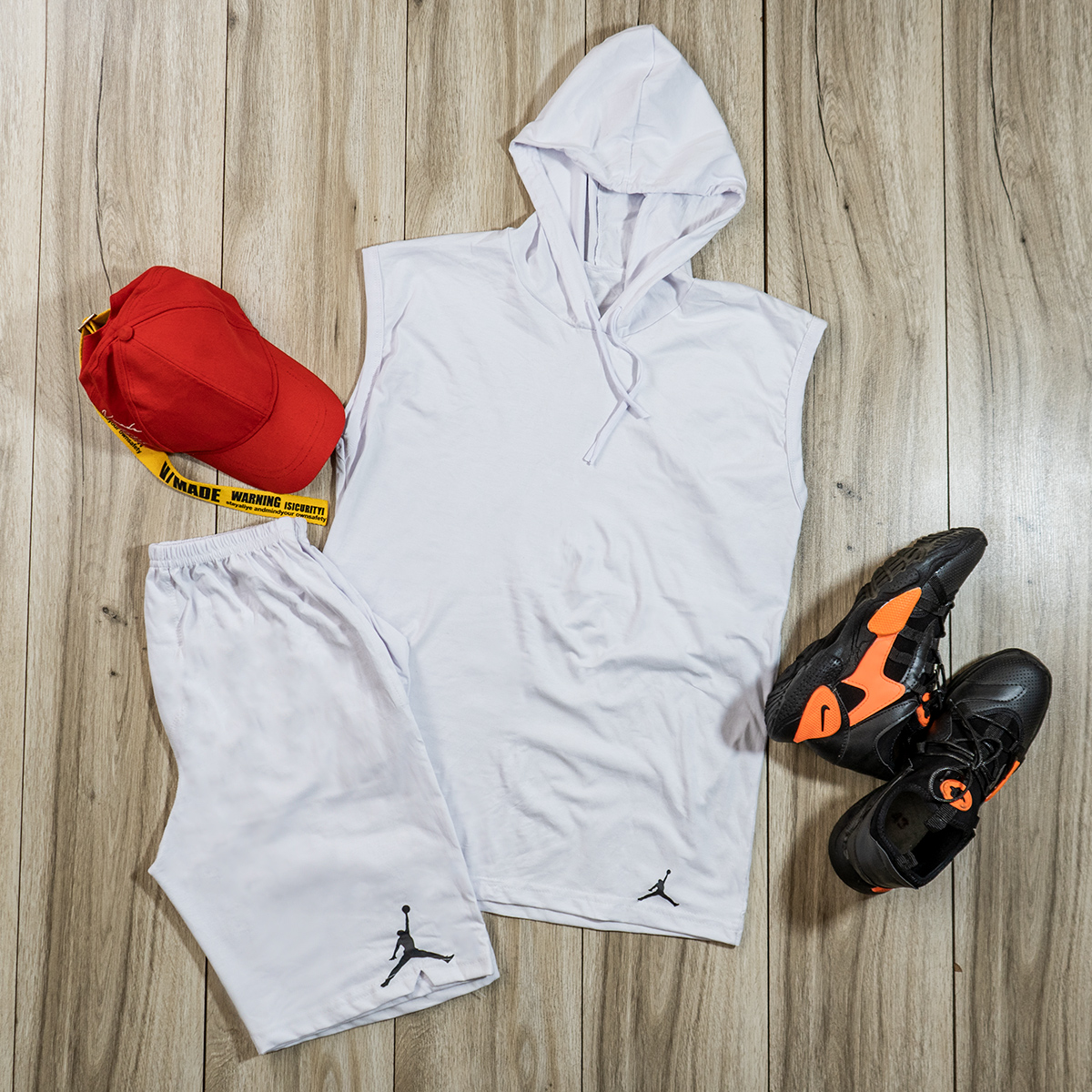 ست ركابي شلوارك Jordan مردانه مدل Deravan