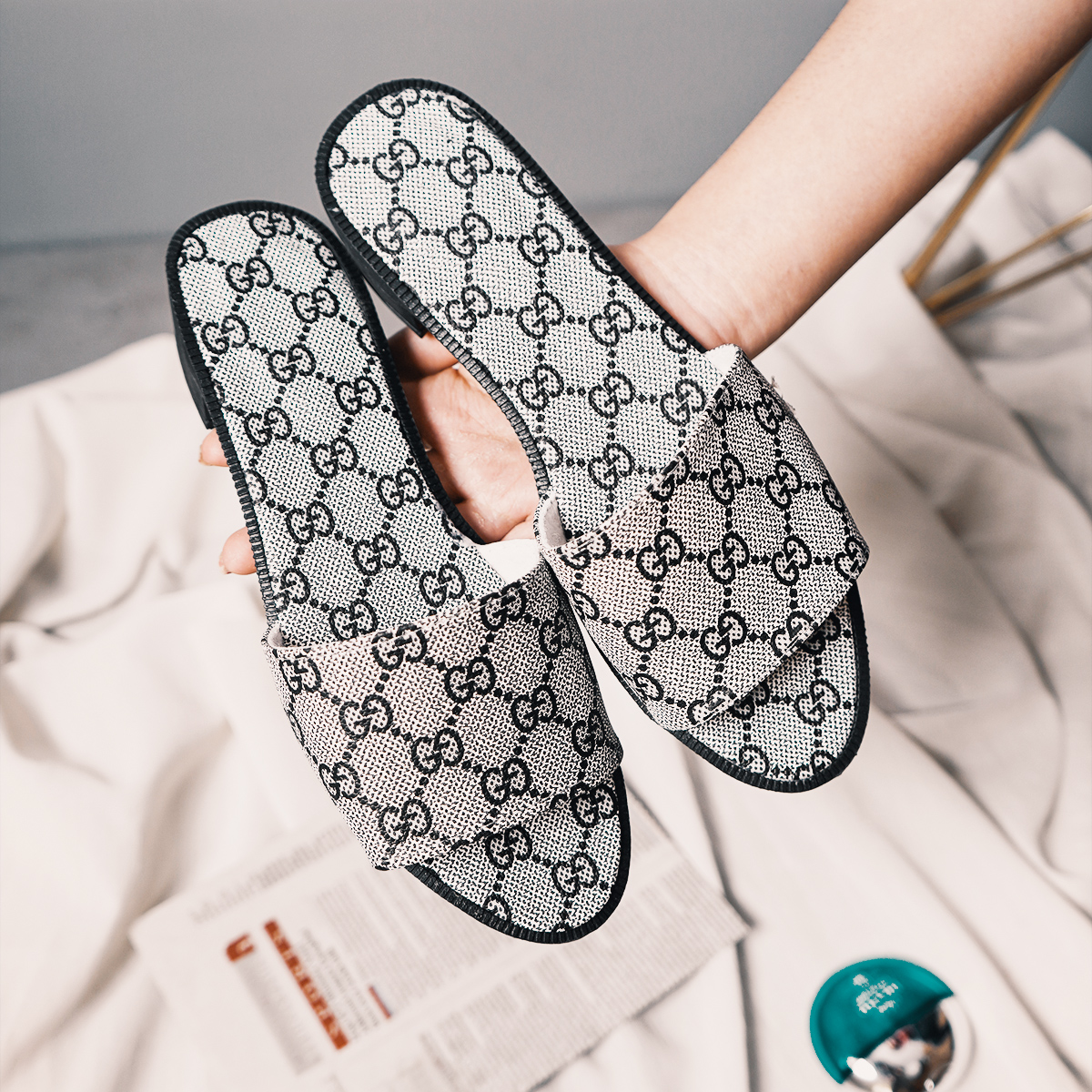 صندل گوچی زنانه مدل Anya(T)