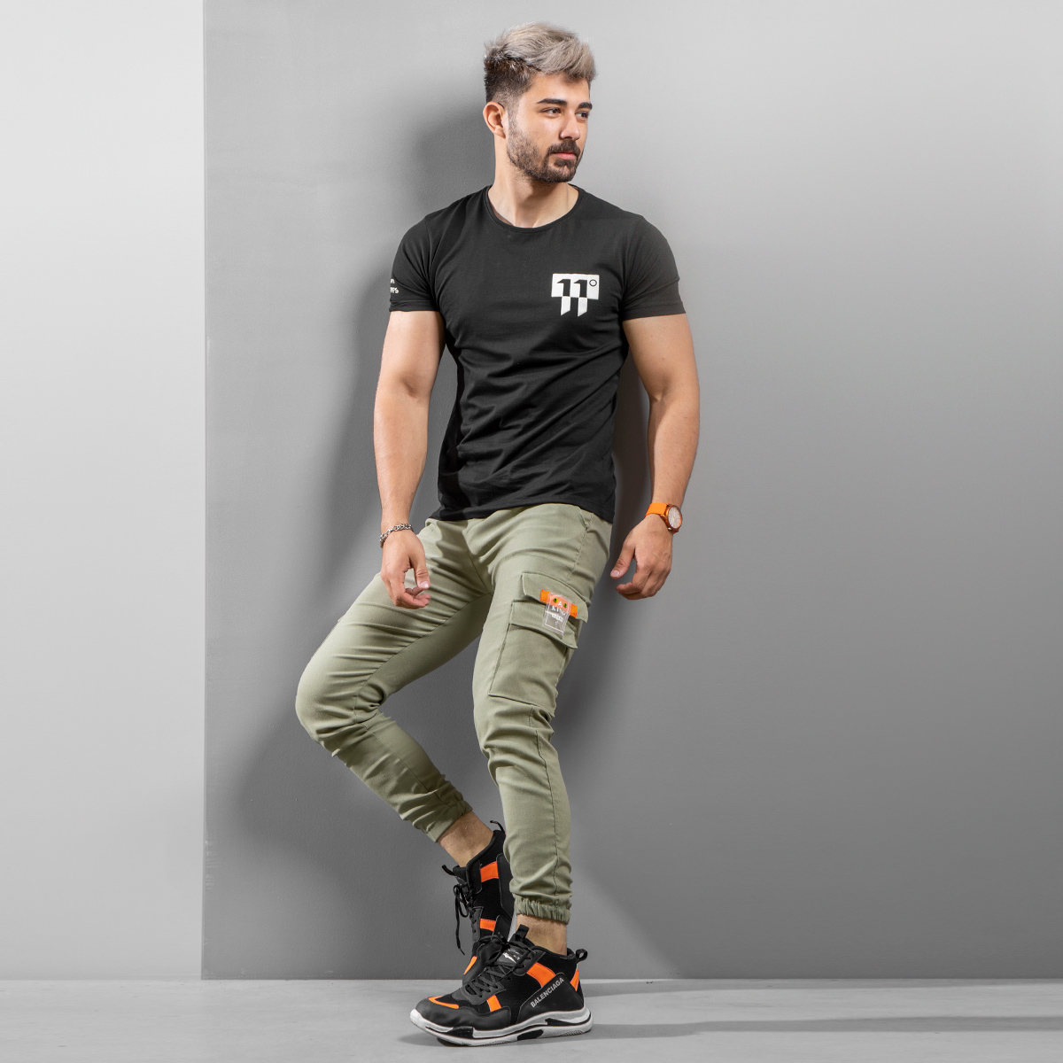 شلوار اسلش مردانه سبز مدل Morgan