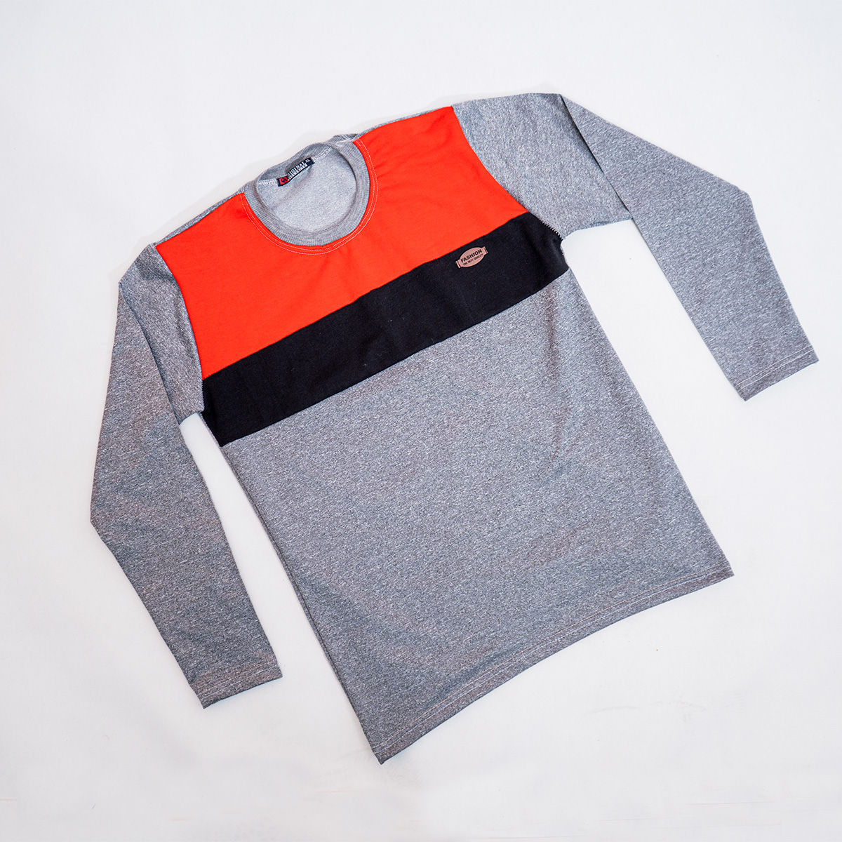 تیشرت پاییزه دوتیکه قرمز مشکی مدل farhod