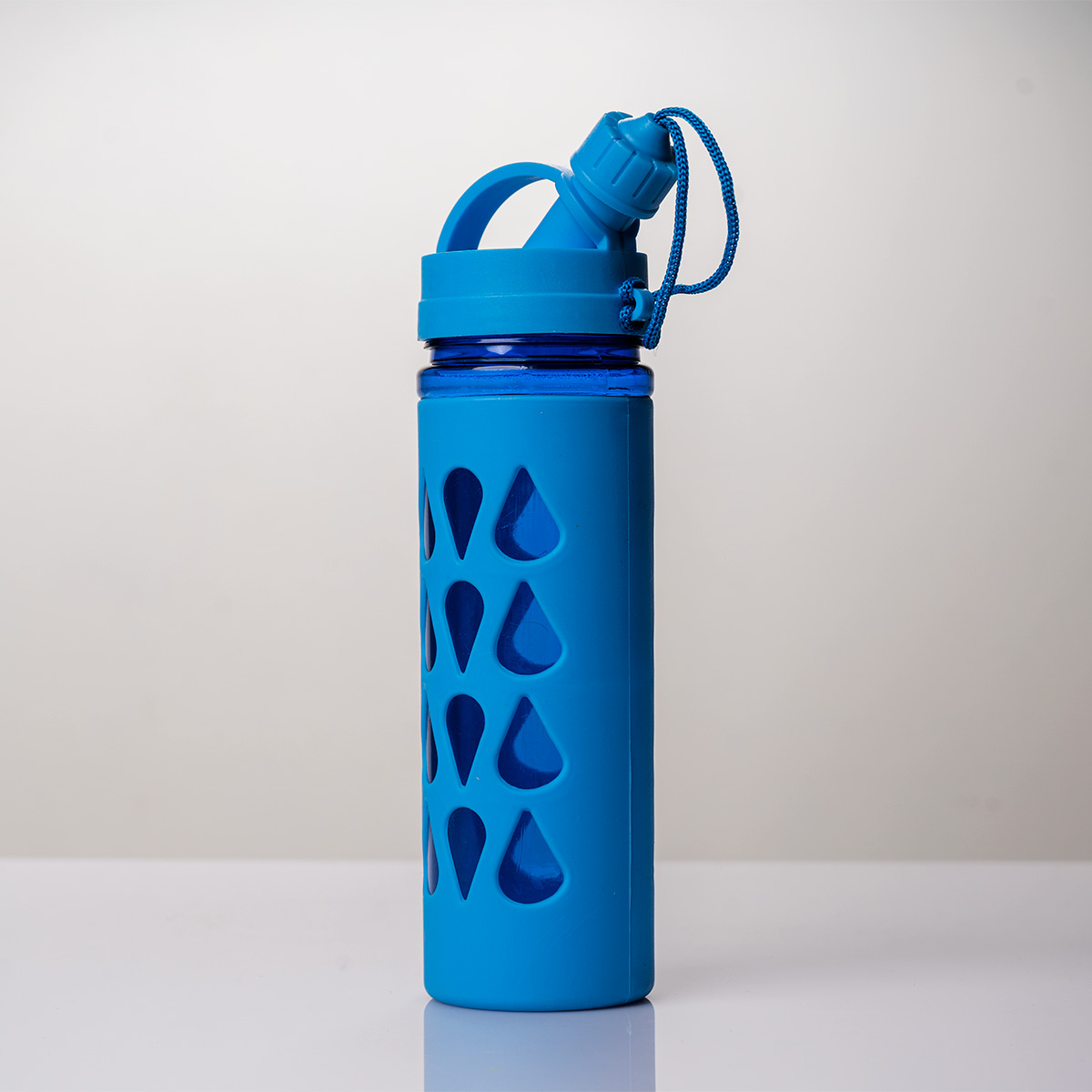 قمقمه آب آبی مدل اشک