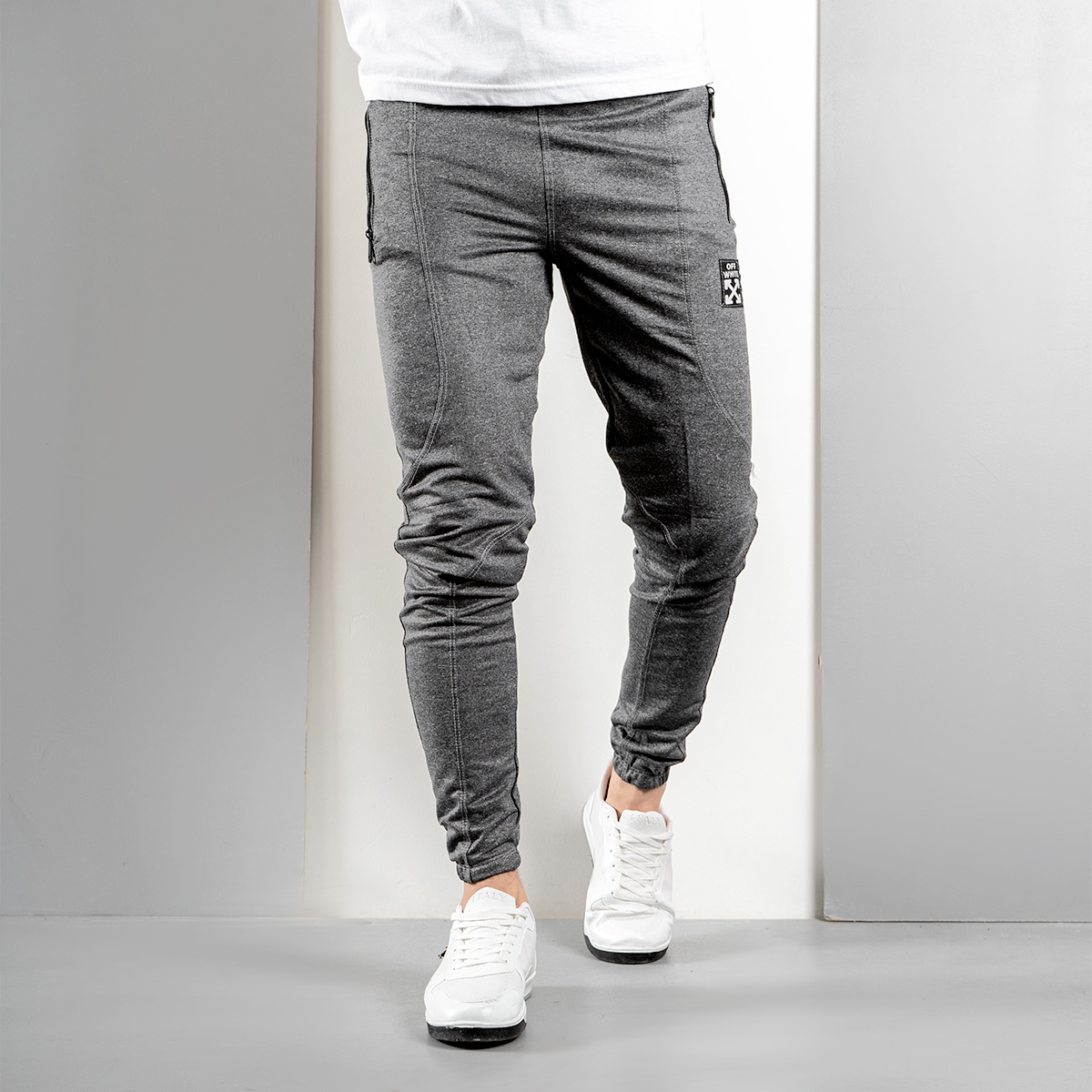 شلوار مردانه طوسی تیره(T) مدلF70