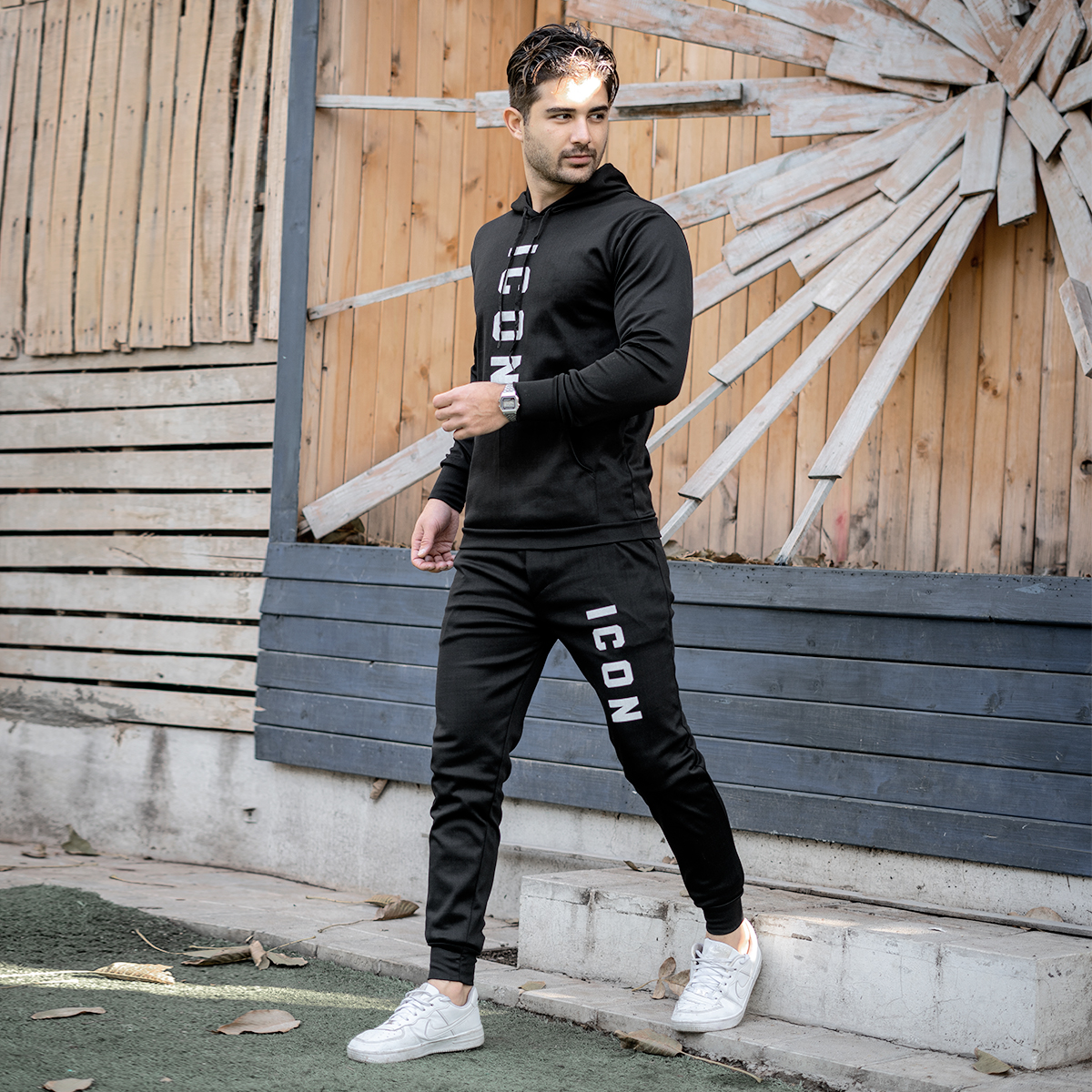 ست هودی شلوار مردانه مدل Icon