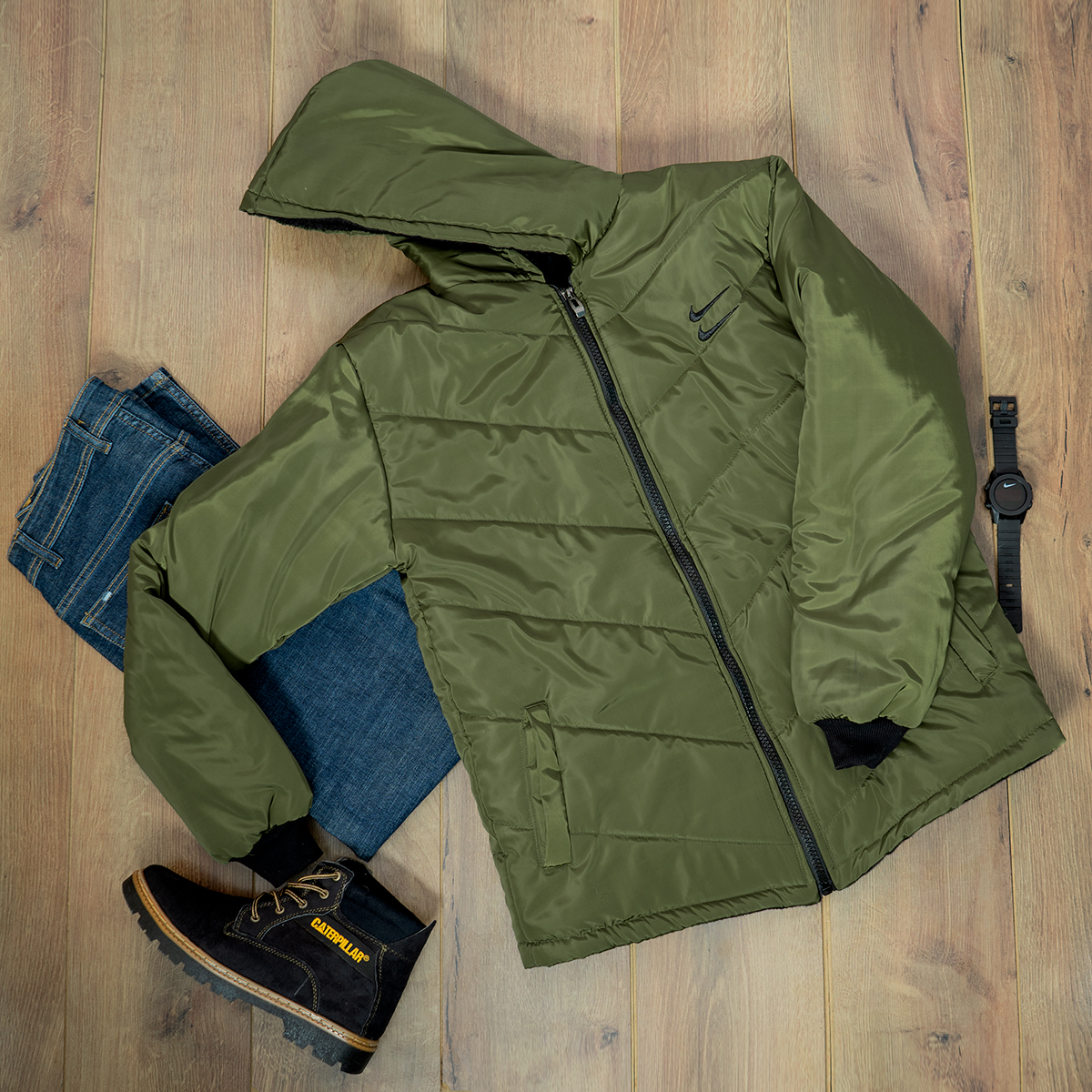 کاپشن دونایک سبز مردانه مدل PANORA