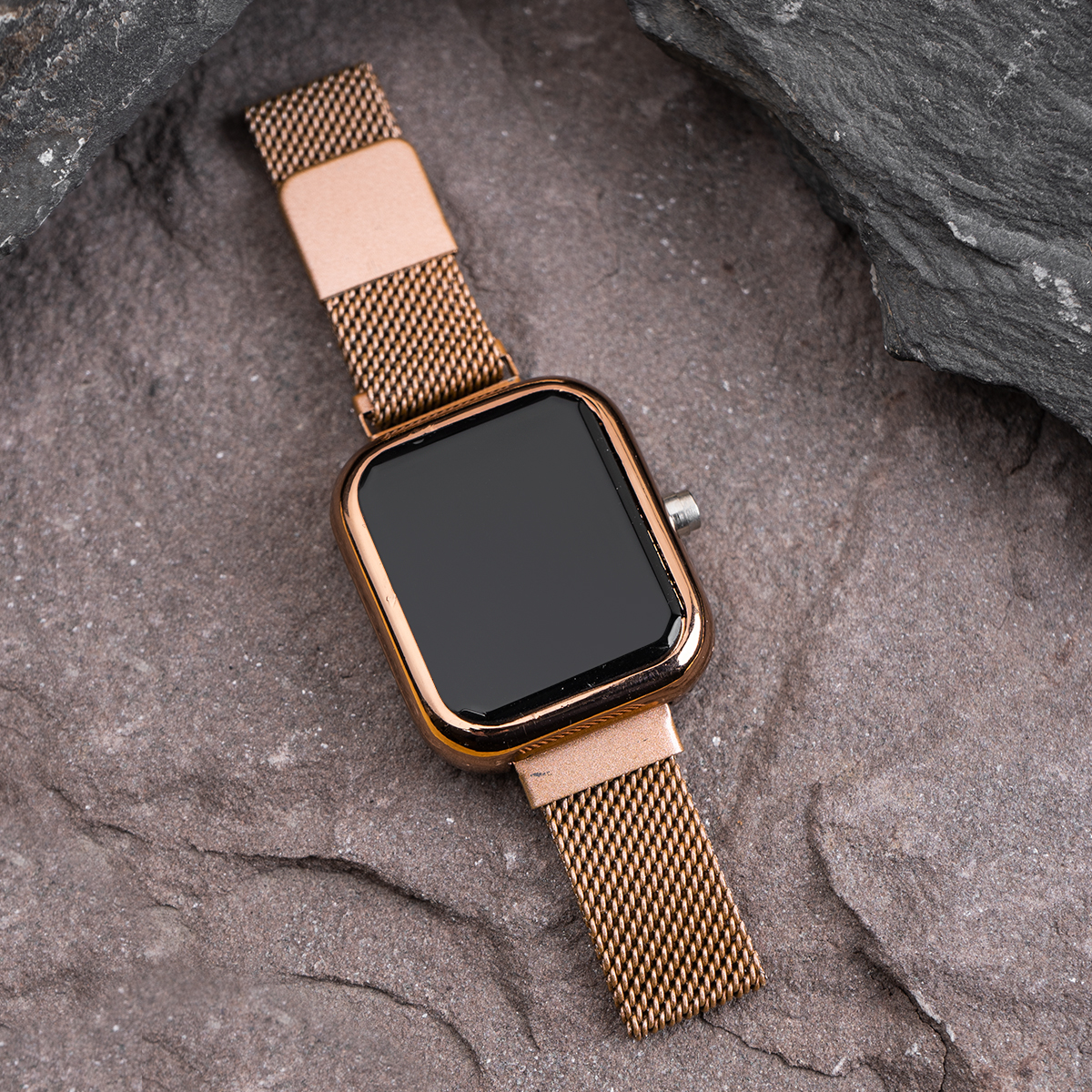 ساعت LED رزگلد مدل ZX500