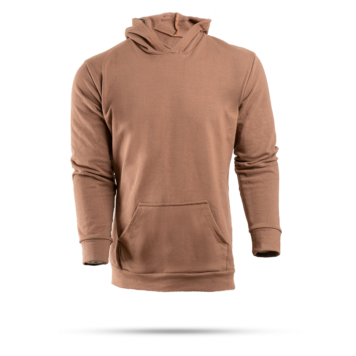هودی مردانه قهوه ای مدل Ramtin