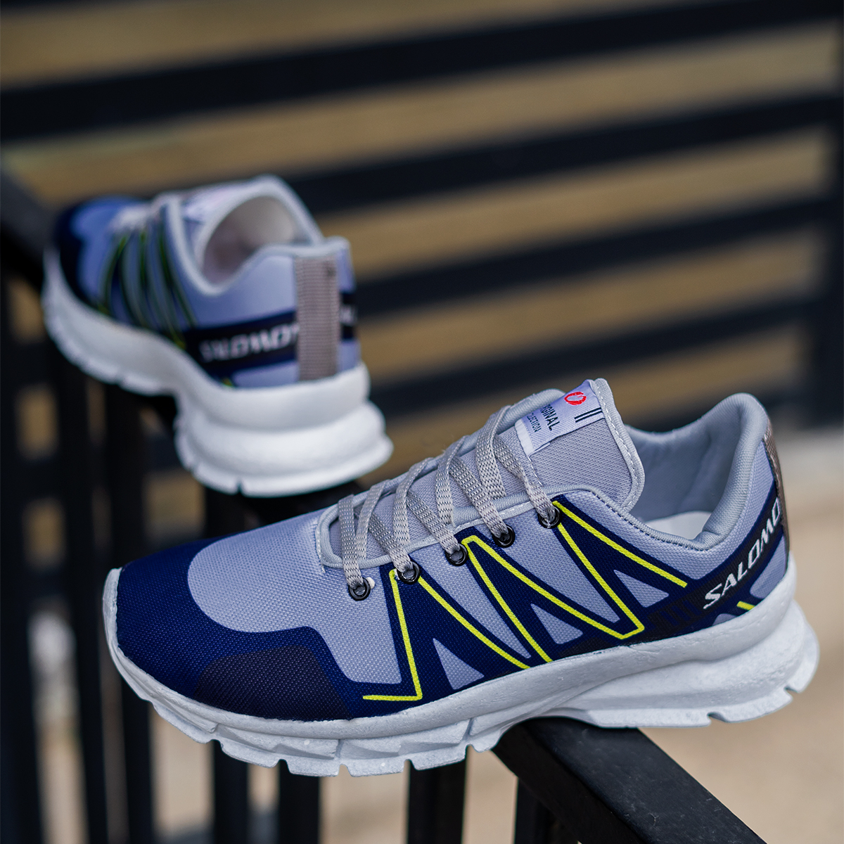 کفش ورزشی Salomon مردانه طوسی آبی مدلPadra