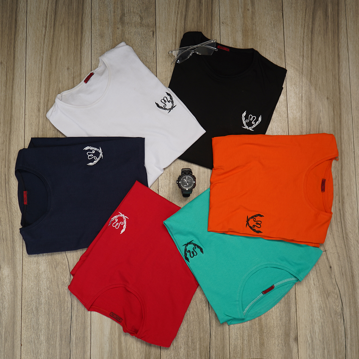 تیشرت مردانه نارنجی مدل Maron