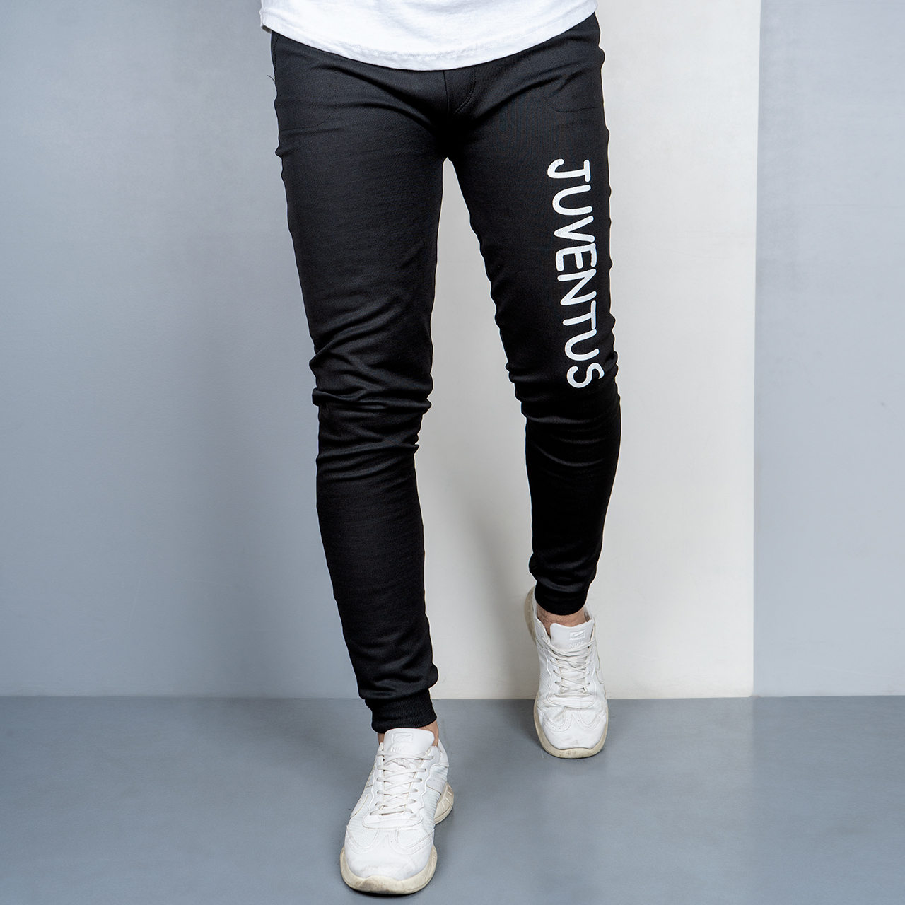 شلوار اسلش مشکی (T) مردانه مدل Juventus