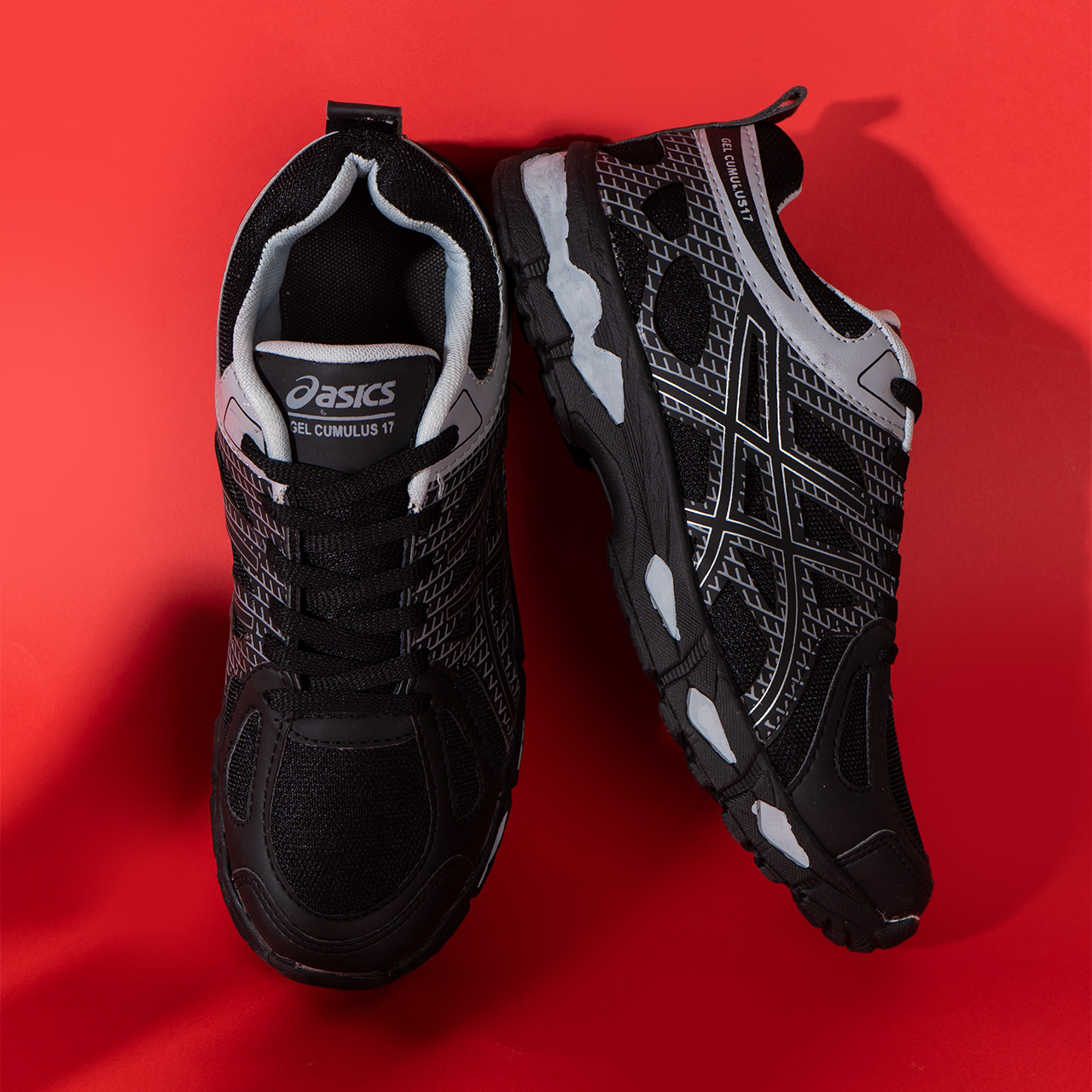 کفش ورزشی اسیکس مشکی مردانه مدل GEL17