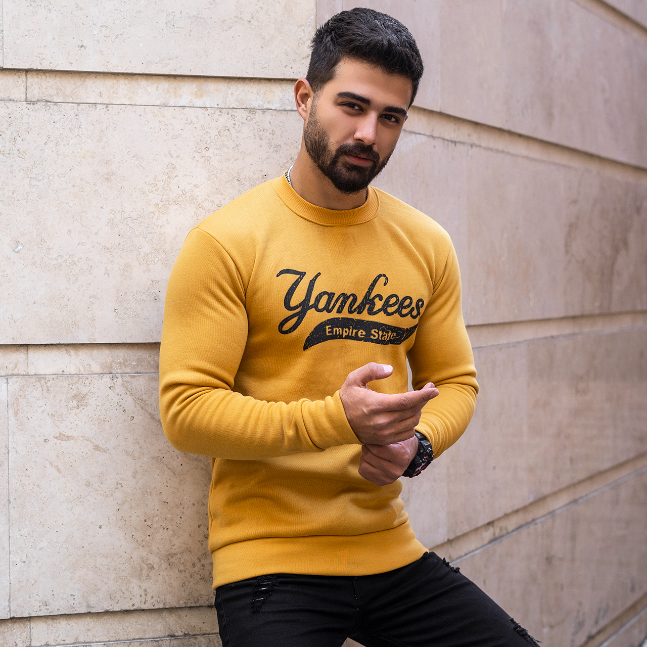 دورس مردانه Yankeesخردلی مدل Arsin