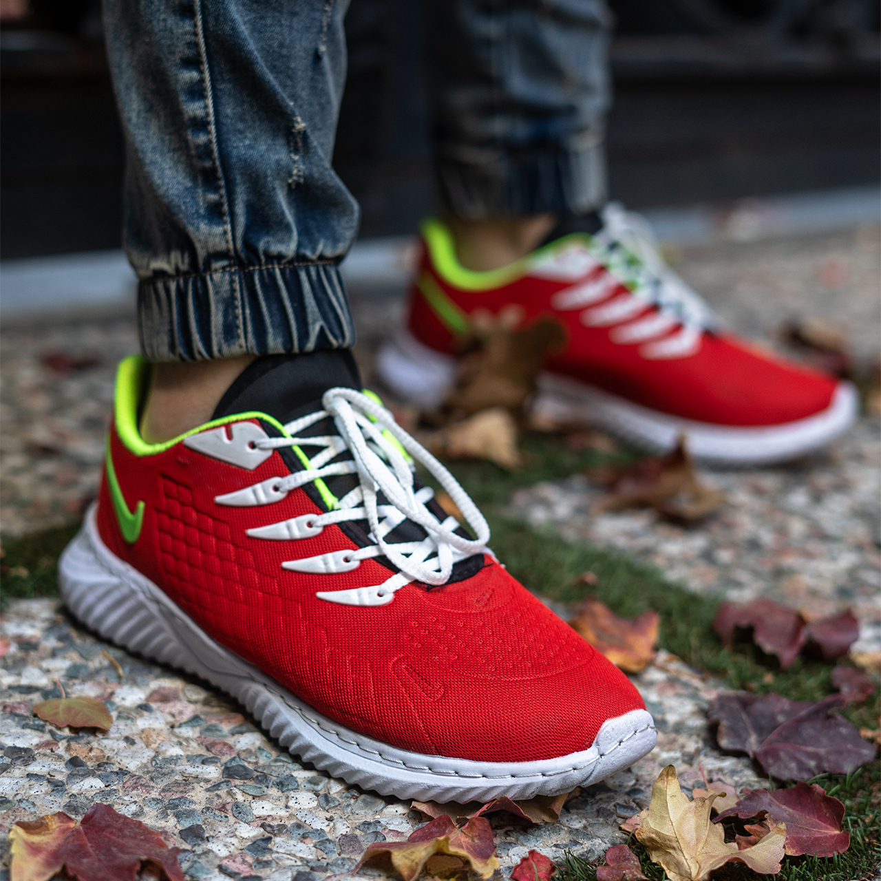 کفش ورزشی (T) نایک مردانه قرمزمدل garin