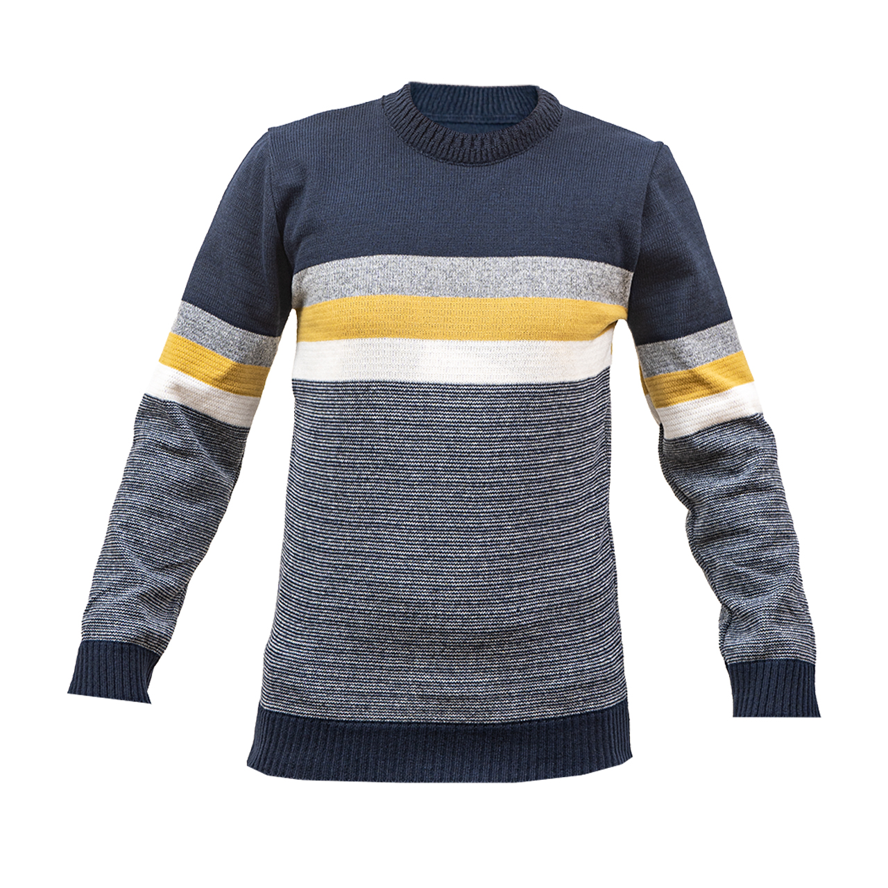 پلیور مردانه سرمه ای مدل MISHA