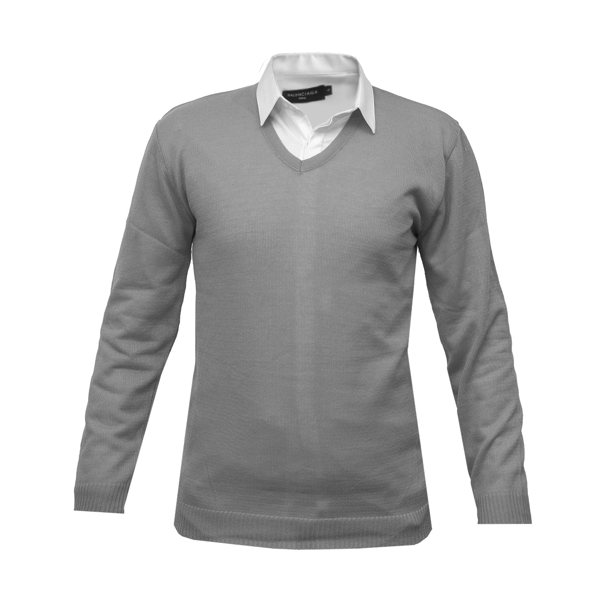 پلیوربافت یقه هفت خاکی مردانه مدل sorosh