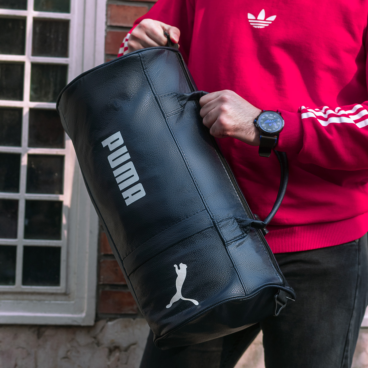 ساک ورزشی Puma سرمه ای مدل Bemani