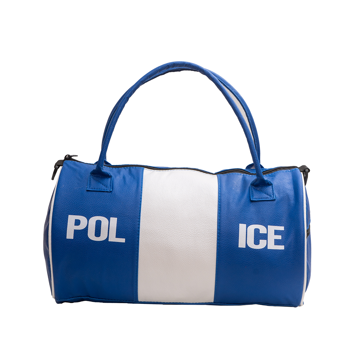 ساک ورزشی آبی سفید مدل Police