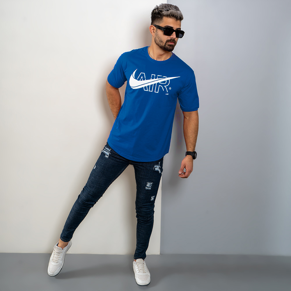 تیشرت مردانه NIKE AIR آبی مدل ROKO