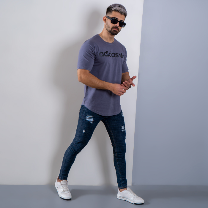 تیشرت مردانه ADIDAS طوسی مدل TENO