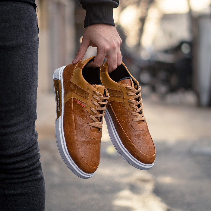 کفش تخت عسلی مردانه مدل Guitu