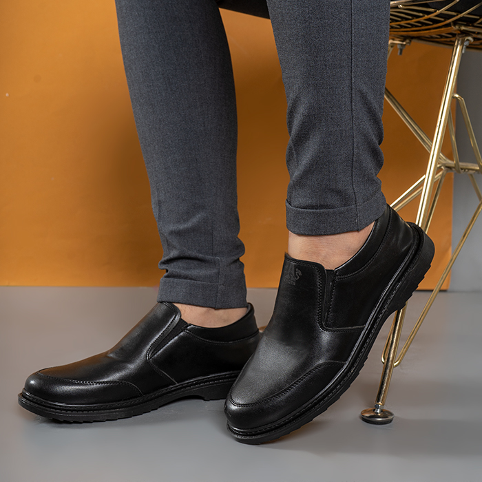 کفش رسمی مردانه مشکی مدل LALIK