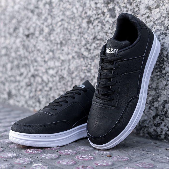 کفش تخت مردانه مشکی مدل selin