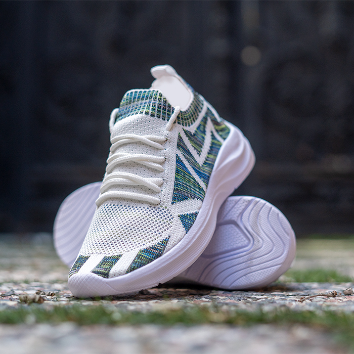 کفش ورزشی زنانه سفید سبز مدل Odyssey