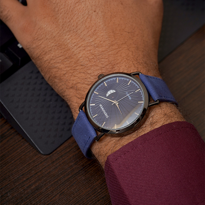 ساعت مچی سرمه ای empower مدل EM40