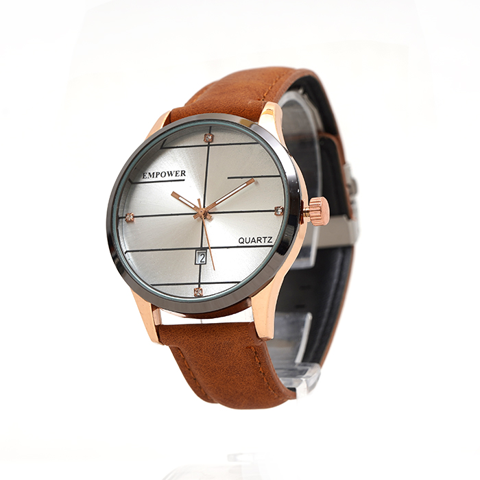 ساعت مچی عسلی empower مدل Quartz