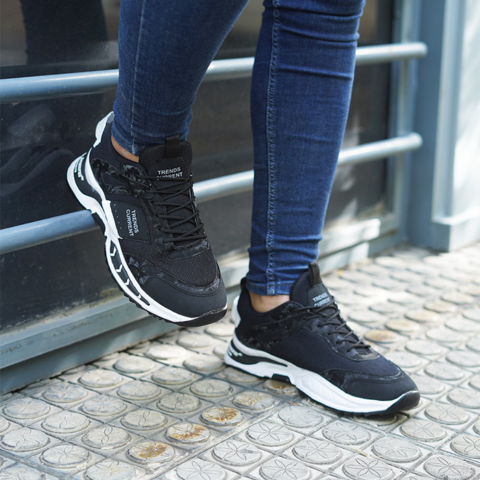 کفش ورزشی مردانه مشکی مدل MANIL