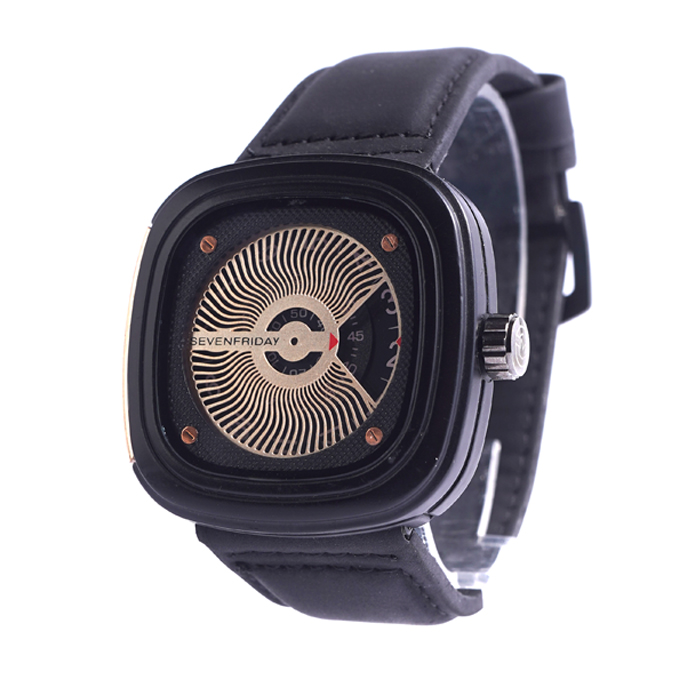 ساعت sevenfriday مشکی مدل Wave