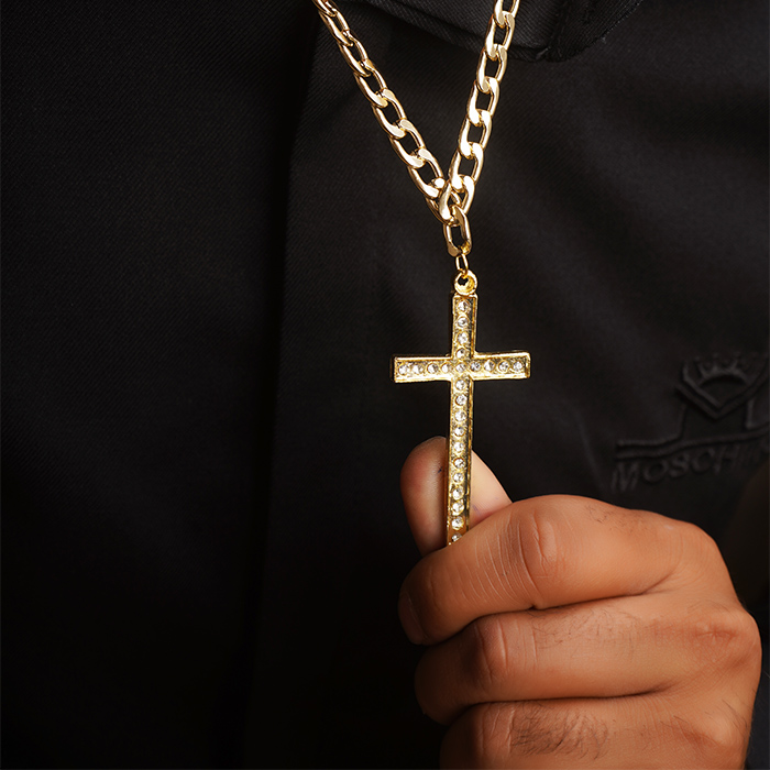 گردنبندطلایی مردانه مدل salib