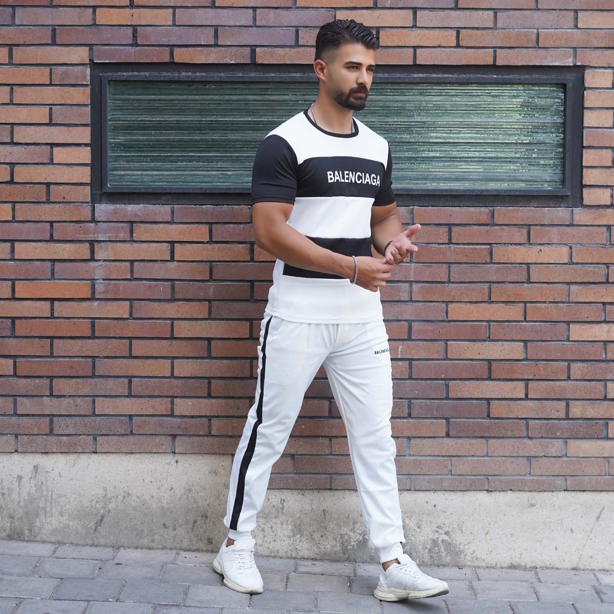ست تیشرت شلوار Balenciaga مدل Siwan
