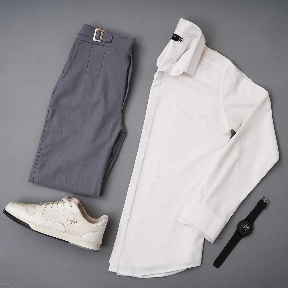 شلوار اسلش مردانه طوسی مدل Keysan