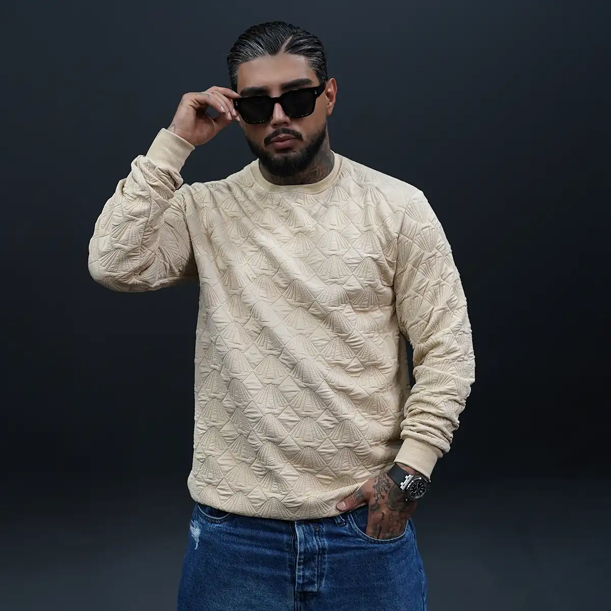 دورس مردانه کرم مدل Ayaz