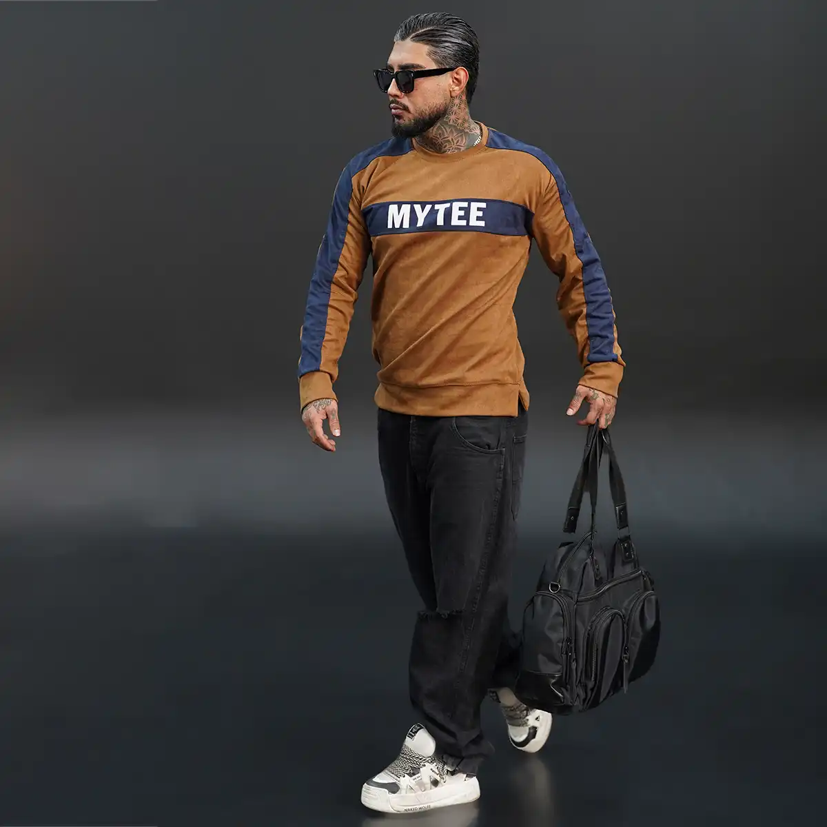 دورس مردانه قهوه‌ای سرمه ای مدل MYTEE