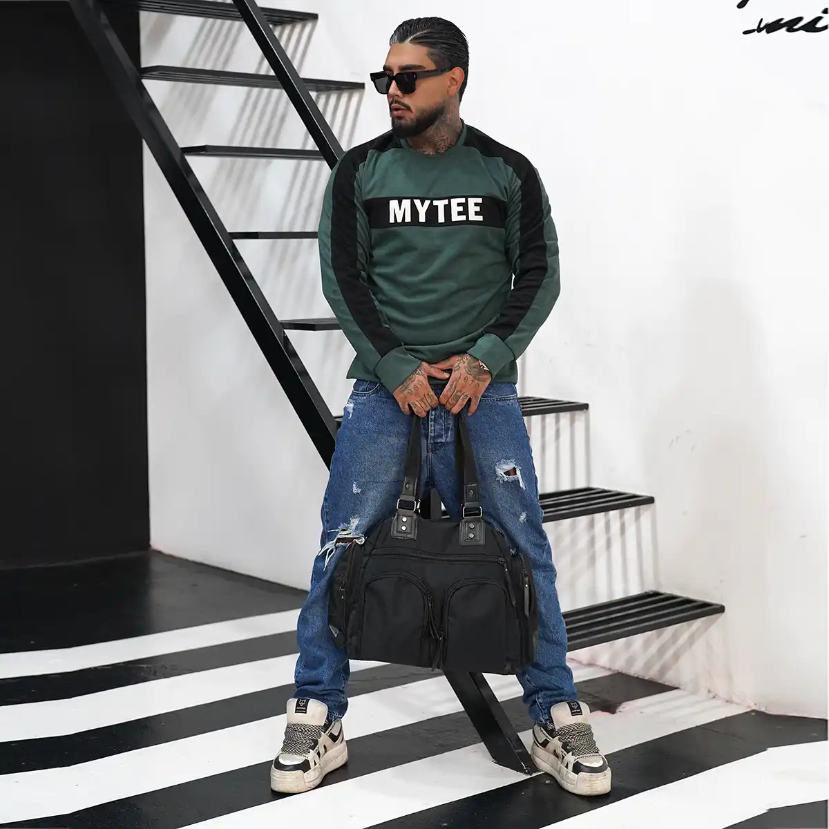 دورس مردانه سبزمشکی مدل MYTEE