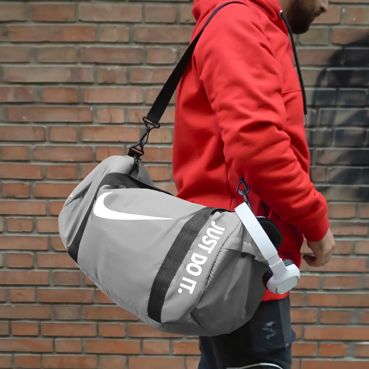 کیف ورزشی نایک طوسی مدل jenga