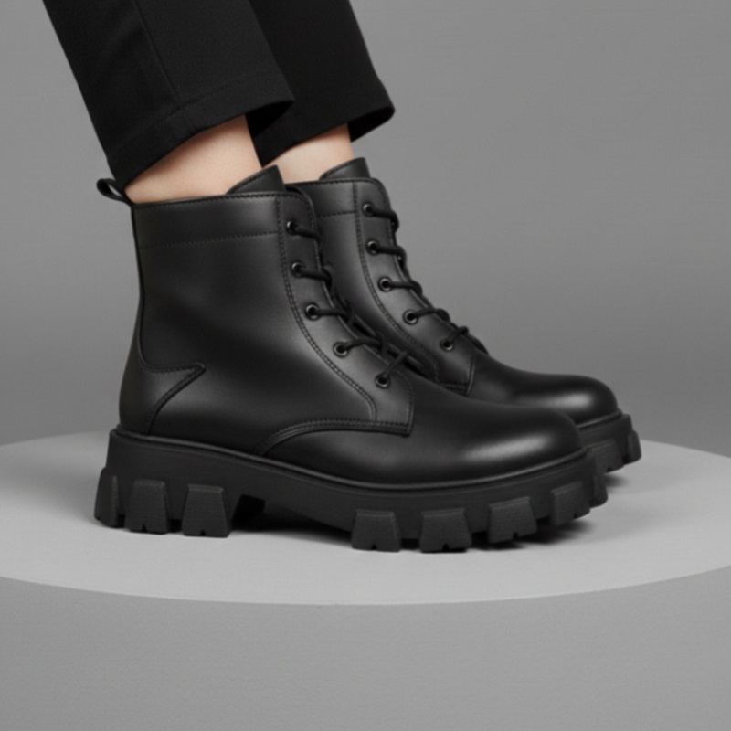 نیم بوت زنانه مشکی مدل Roxana