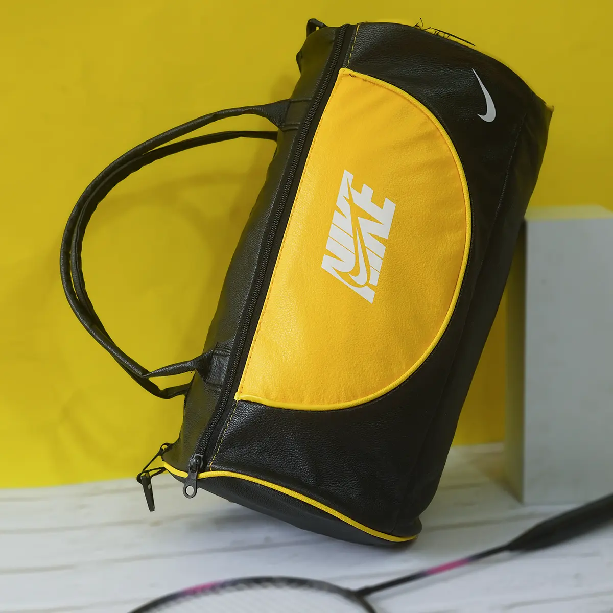 کیف ورزشی Nike مشکی زرد مدل N32