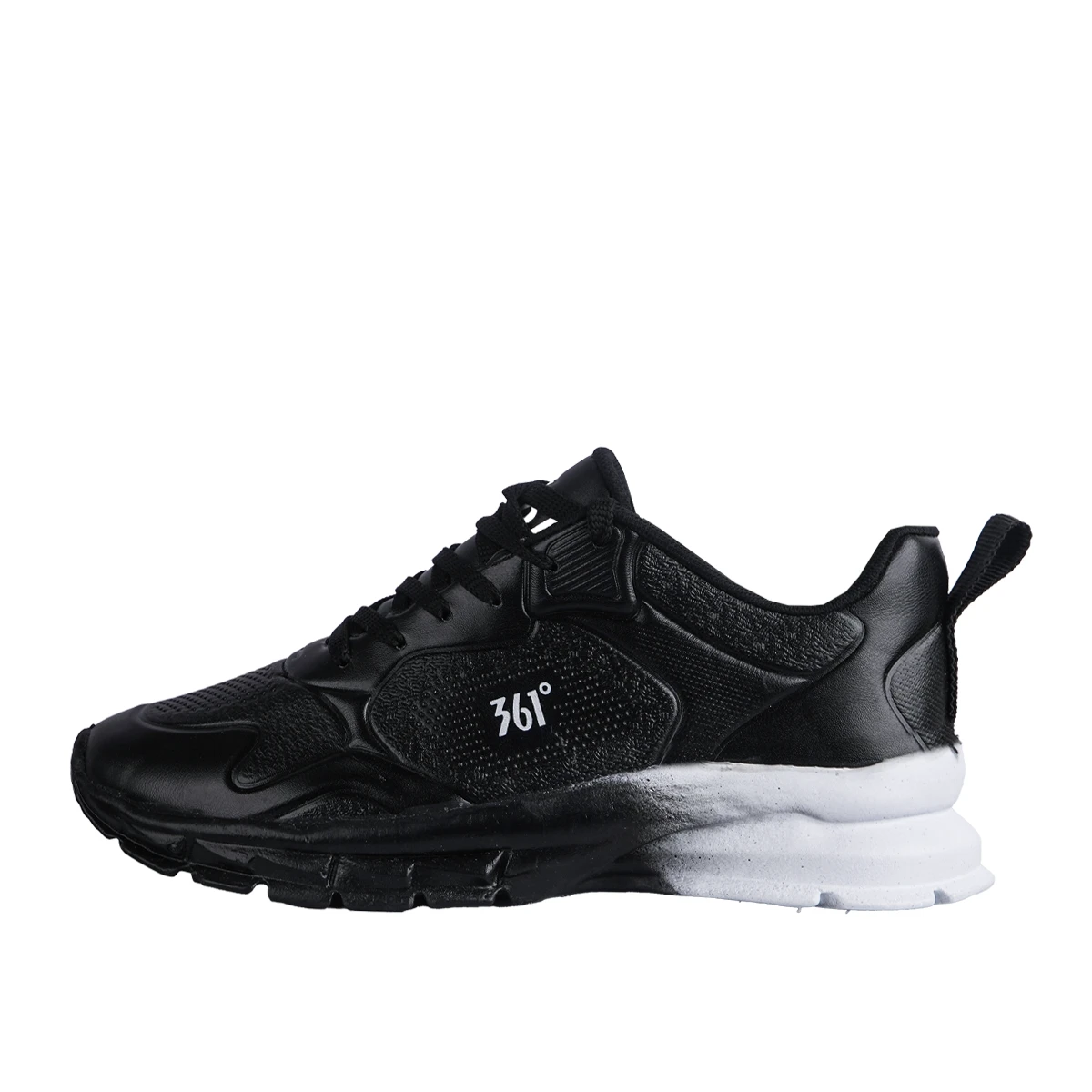 کفش ورزشی مردانه مشکی سفید مدل 361