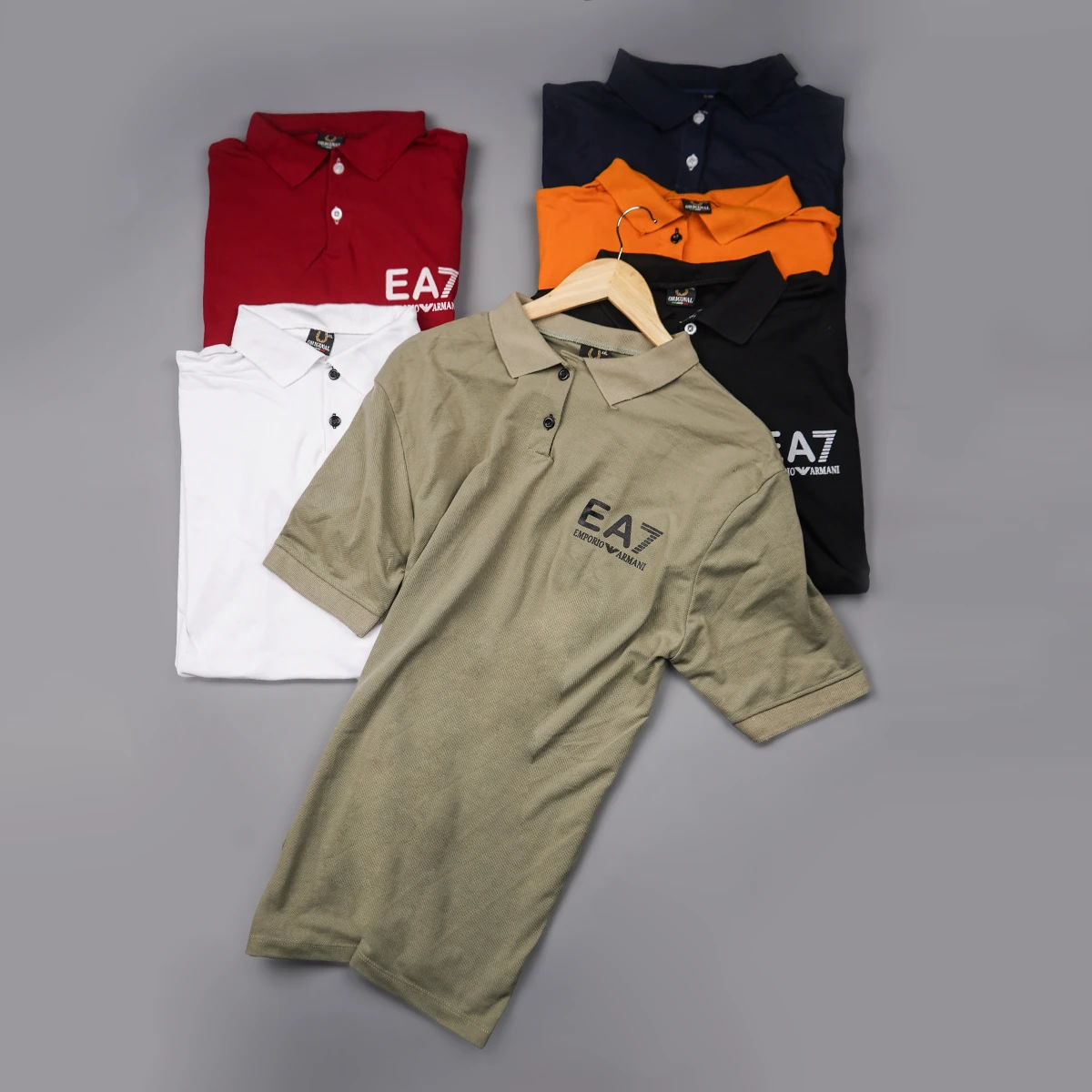 تیشرت قرمز مردانه EA7 مدل Nitan